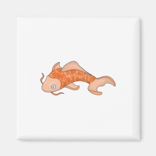 かわいい魚 マグネット (正面)