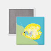 かわいい魚 マグネット (正面/裏面)