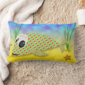 かわいい魚 ランバークッション (ブランケット)