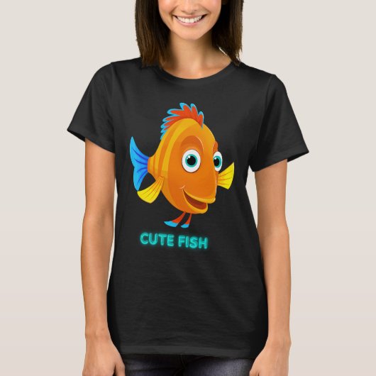 かわいい魚 #6 Tシャツ (正面)