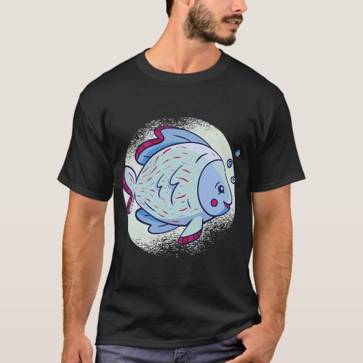 かわいい魚 Tシャツ (正面)