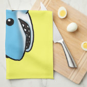かわいい鮫 キッチンタオル (四つ折り)