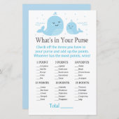 かわいい鯨あなたの財布ゲームの中に何がある (正面/裏面)