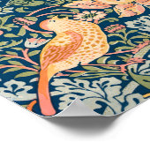 かわいい鳥いちご泥棒ヴィンテージ ポスター (角)