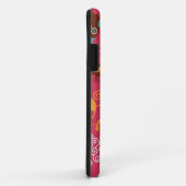 かわいい鳥および猫が付いているパターン Case-Mate iPhoneケース (裏面/右)