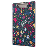 かわいい鳥および花模様 クリップボード (左)