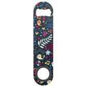 かわいい鳥および花模様 スピード栓抜き (裏面)