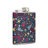 かわいい鳥および花模様 フラスク (右)