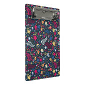 かわいい鳥および花模様 ミニクリップボード (アングル)