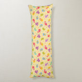 かわいい鳥が付いているベビーパターン ボディピロー (裏面 (縦))