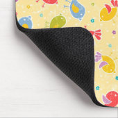 かわいい鳥が付いているベビーパターン マウスパッド (コーナー)