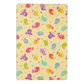 かわいい鳥が付いているベビーパターン ミニクリップボード (裏面)