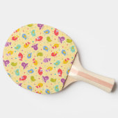 かわいい鳥が付いているベビーパターン 卓球ラケット (横)