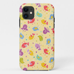 かわいい鳥が付いているベビーパターン iPhone 11 ケース