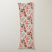 かわいい鳥が付いている背景 ボディピロー (正面縦)