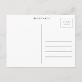 かわいい鳥たちからの感謝のメッセージ　男の子赤ちゃんの写真テンプレート ポストカード (裏面)