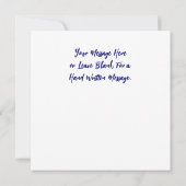 かわいい鳥たち、イチゴ泥棒 ヴィンテージアート 招待状 (裏面)