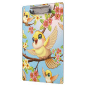 かわいい鳥と春の花 クリップボード (左)