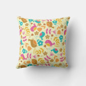 かわいい鳥と花装飾用クッション クッション (裏面)