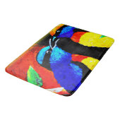 かわいい鳥のカップル。買今 バスマット (アングル)