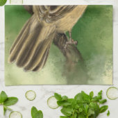 かわいい鳥のキッチンタオル キッチンタオル (折り畳み)