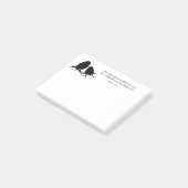 かわいい鳥のシルエット感動的詩編 ポストイット (アングル)