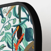 かわいい鳥のシームレスなパターン ピックルボールラケット (左詳細)