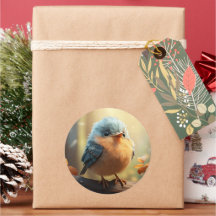 かわいい鳥のシール