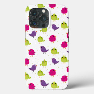 かわいい鳥のパターン iPhone 13 PROケース