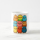 かわいい鳥のマグカップ コーヒーマグカップ (中央)
