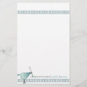 かわいい鳥の台所はメニューレシピの文房具を払います 便箋 (正面)