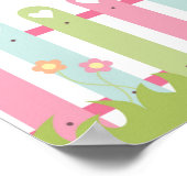 かわいい鳥の巣 ポスター (角)