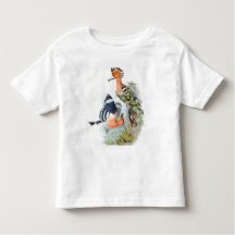 かわいい鳥の幼児用Tシャツ