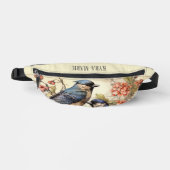 かわいい鳥の恋人の名前を追加 ファニーパック (正面)