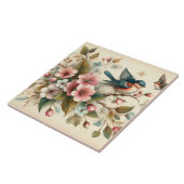 かわいい鳥の愛好家が家業を作る タイル (側面)