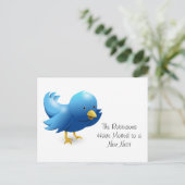 かわいい鳥の新しい巣 案内ポストカード (スタンド正面)