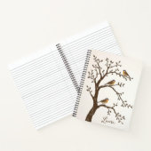 かわいい鳥の木のジャーナル / ノートブック (内部)