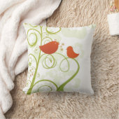 かわいい鳥の枕 クッション (ブランケット)