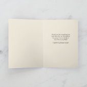 かわいい鳥の父の日のインスピレーション カード (内部)