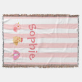 かわいい鳥の甘さ スローブランケット (正面)