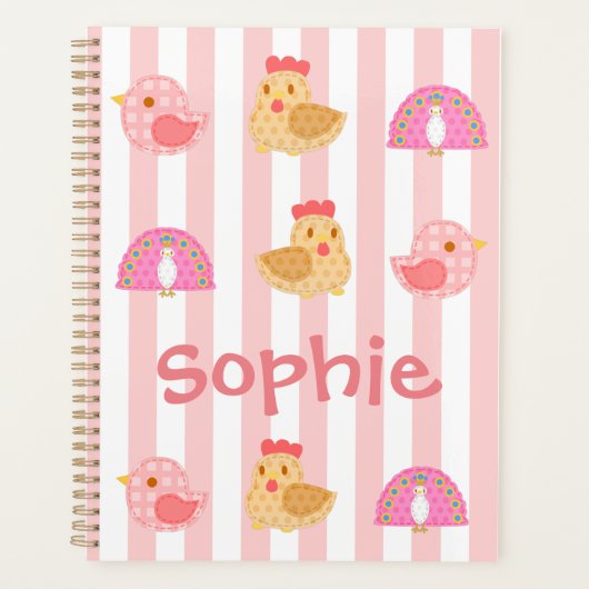 かわいい鳥の甘さ プランナー手帳 (正面)