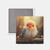 かわいい鳥の磁石 マグネット (正面/裏面)