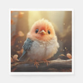 かわいい鳥の紙ナプキン スタンダードランチョンナプキン (正面)