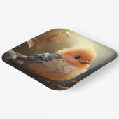 かわいい鳥の紙プレート ペーパープレート (傾斜あり)