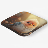 かわいい鳥の紙プレート ペーパープレート (傾斜あり)