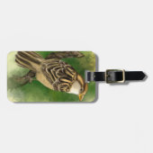 かわいい鳥の荷物タグ ラゲッジタグ (正面横)