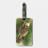 かわいい鳥の荷物タグ ラゲッジタグ (裏面縦)