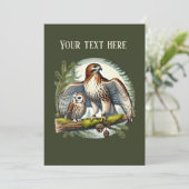 かわいい鳥の観察パーティー 招待状 (スタンド正面)