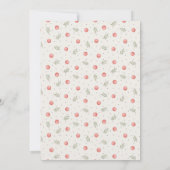 かわいい鳥の赤ちゃんのお披露目招待状 招待状 (裏面)