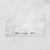 かわいい鳥の音楽結婚のシーティングテーブル座席表 プレイスカード (裏面)